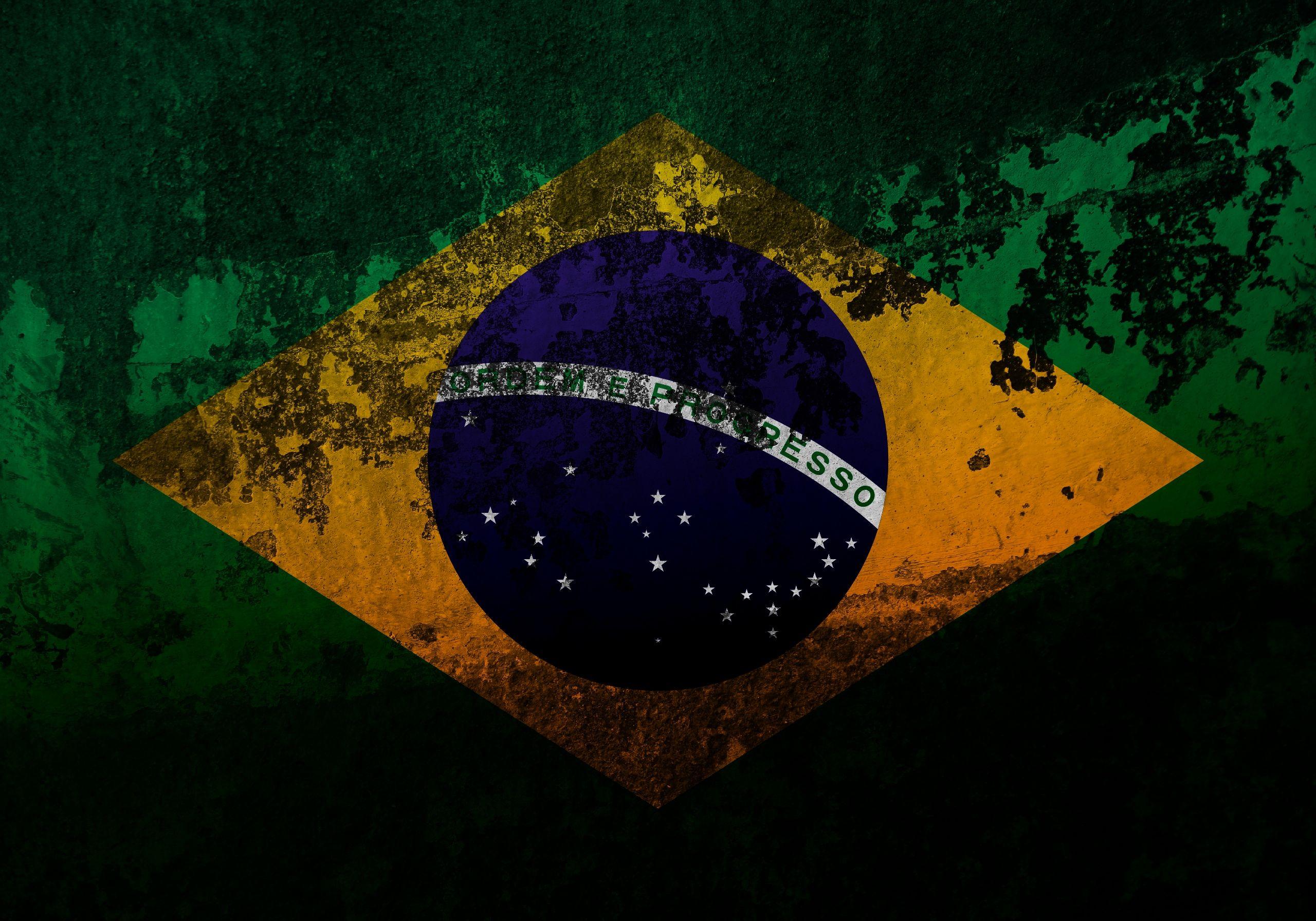 HD Brazil Flag Wallpaper