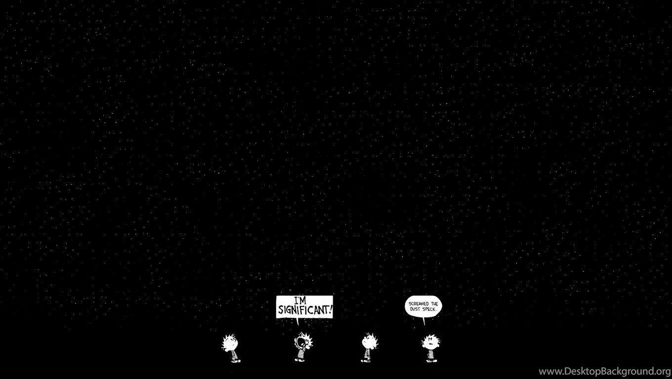 Calvin And Hobbes Wallpaper Widescreen Space Desktop Background