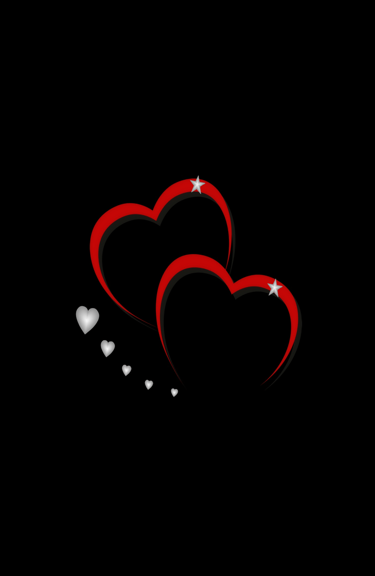 Black And Red Heart Wallpapers - Wallpaper Cave