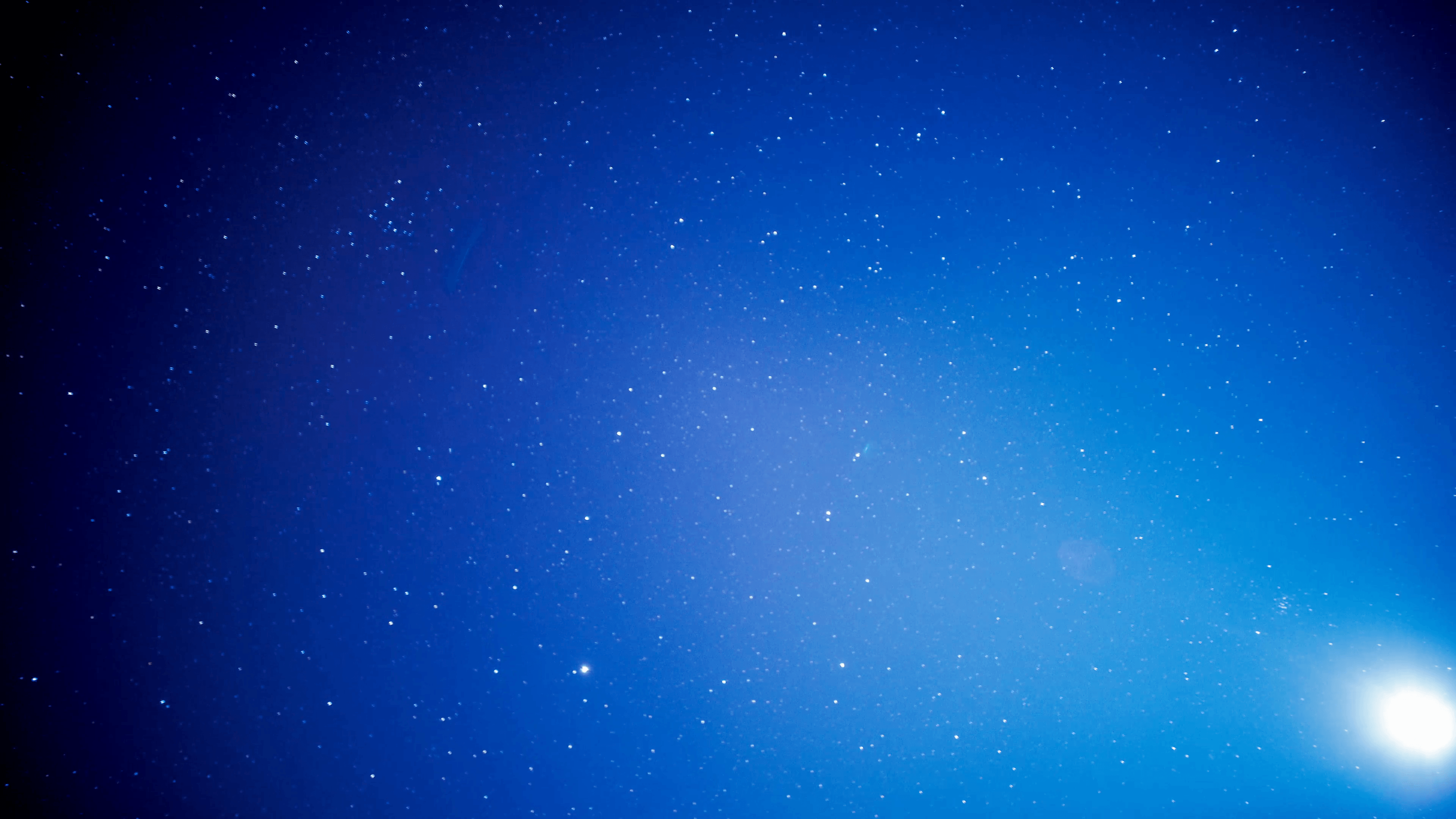 Синее звездное небо