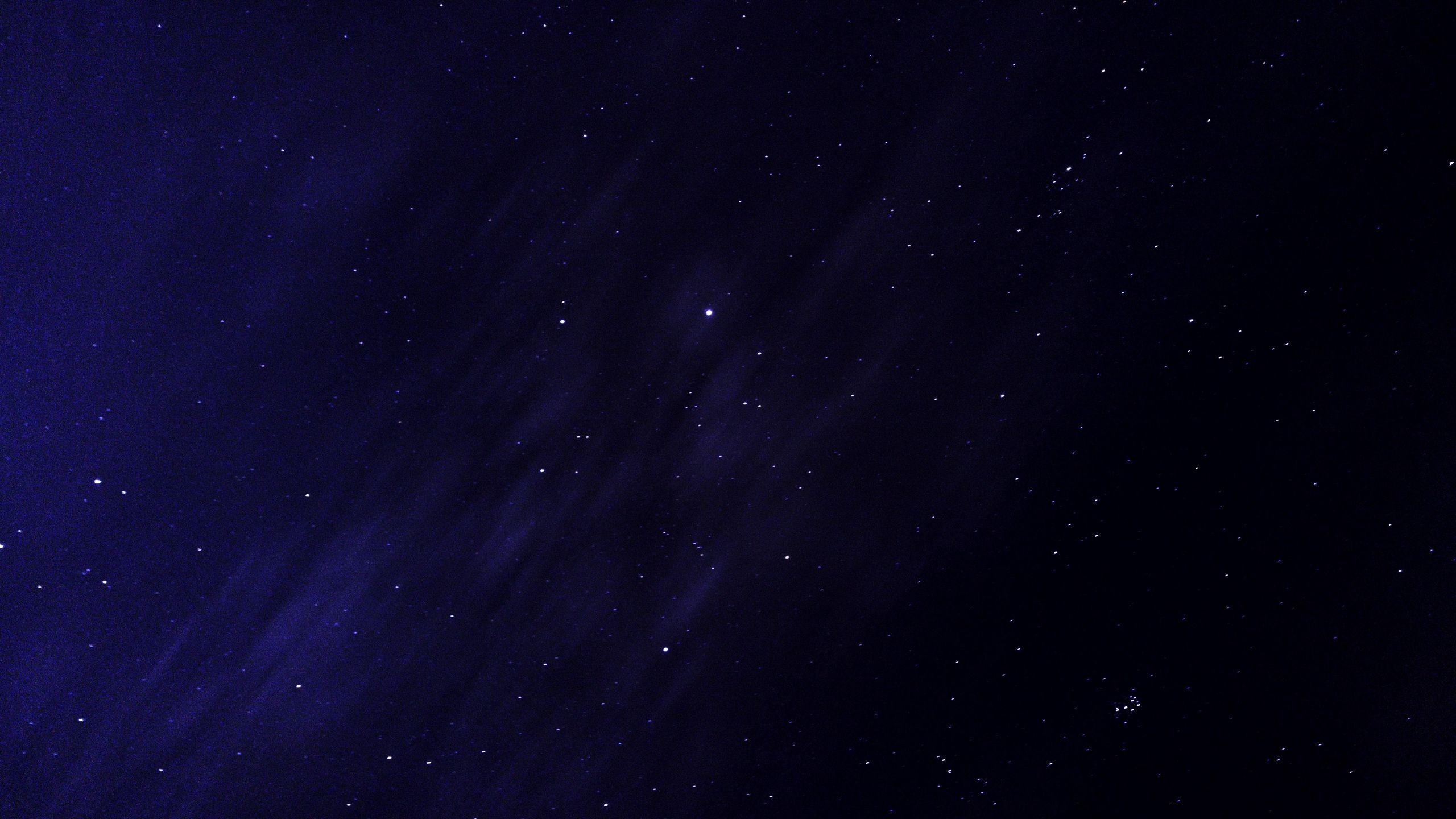 Download wallpaper 2560x1440 starry sky, stars, night, glitter