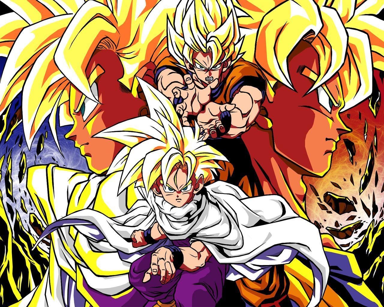 Goku & Gohan Wallpaper. ♥ ✮ Dragon Ball Z ✮ ♥