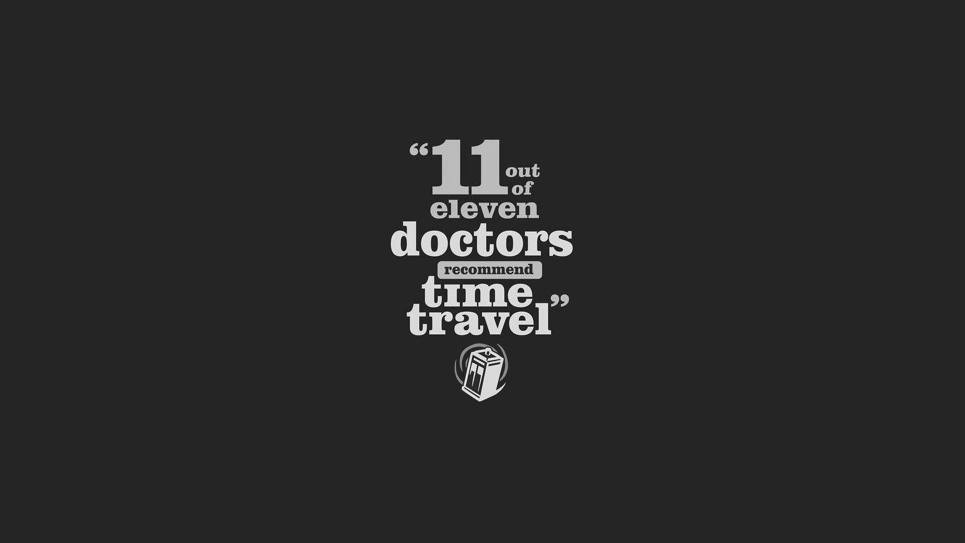 minimalistic, humor, TARDIS, typography, time travel, doctors