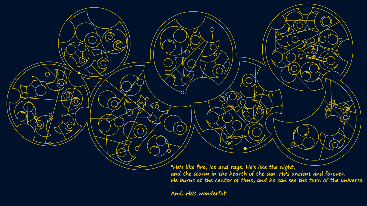 Quote from doctor who in gallifreyan