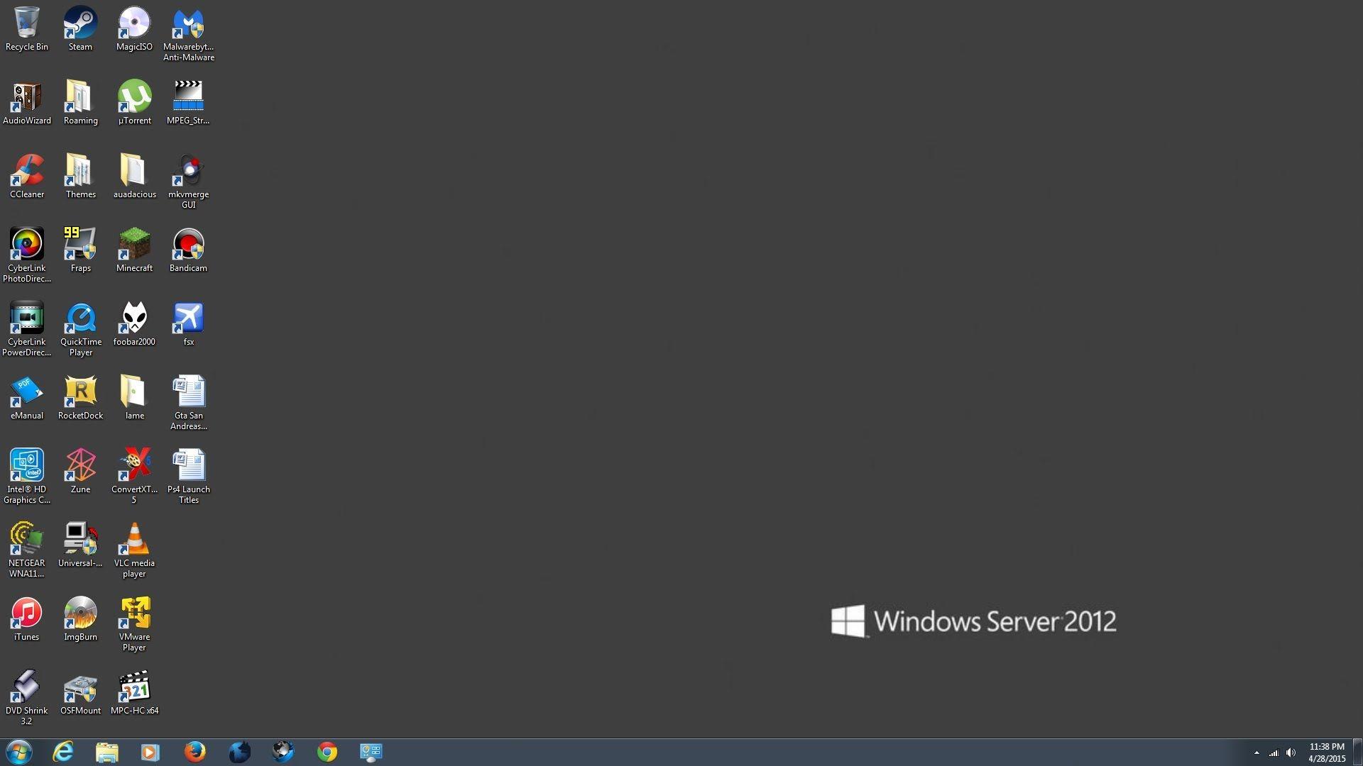 Windows 7 with Server 2012 wallpaper