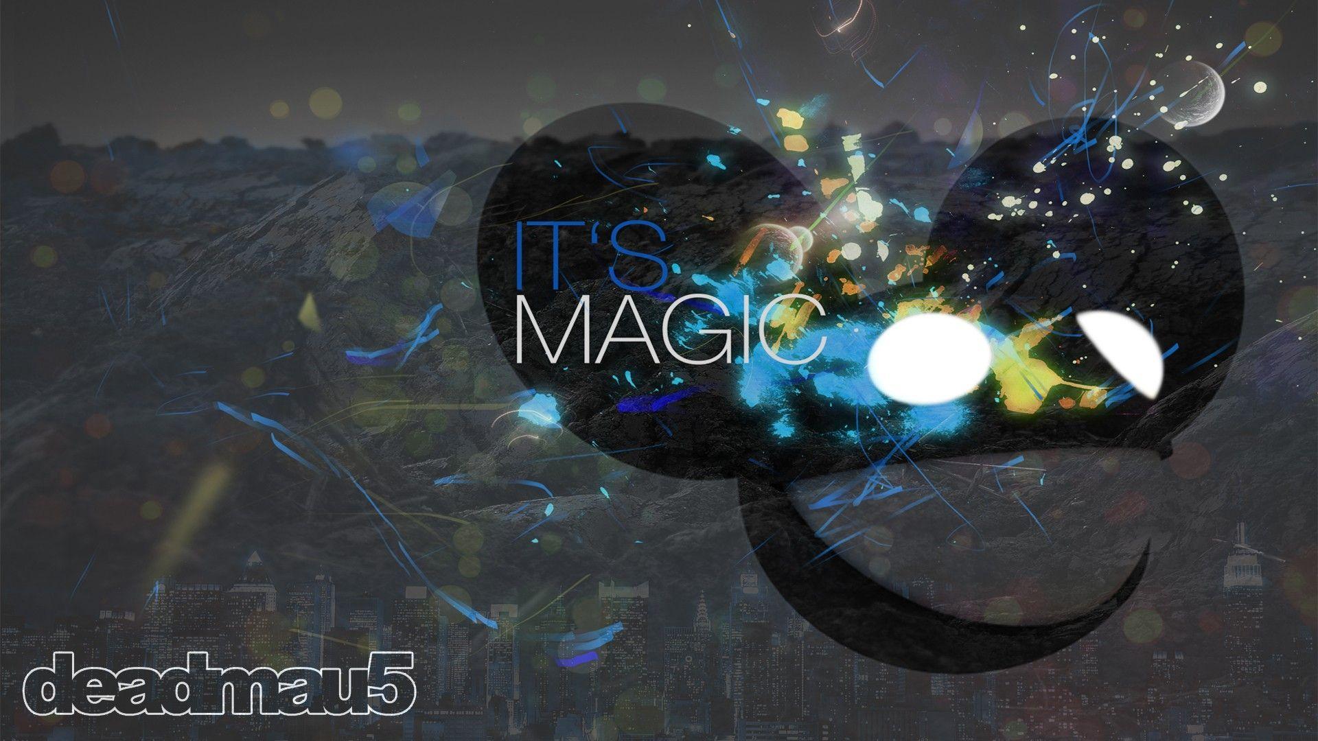 Download Wallpaper 1920x1080 deadmau5, graphics, name, mouse, city