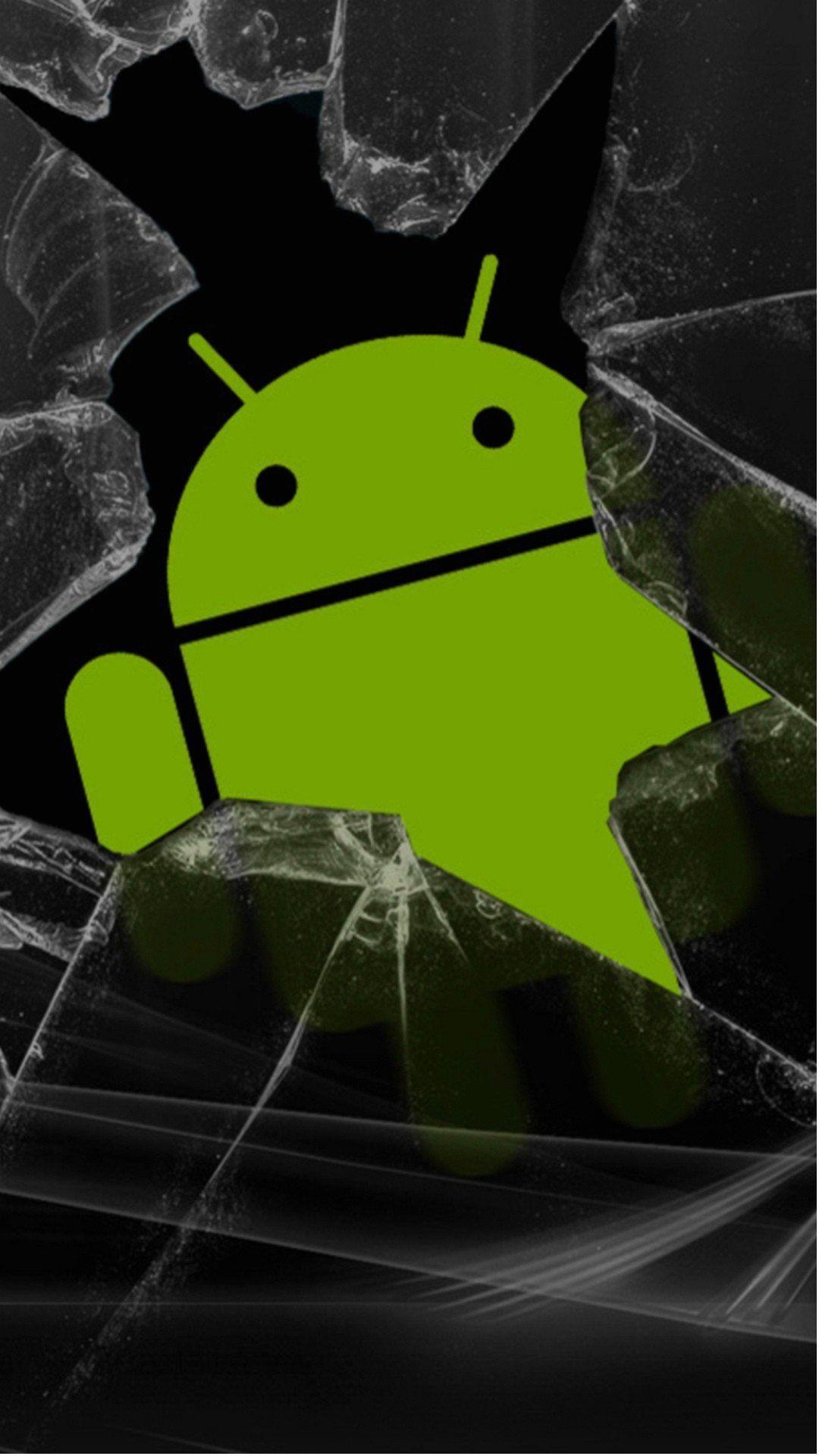 Wallpaper Full HD 1080 X 1920 Smartphone Broken Glass Android
