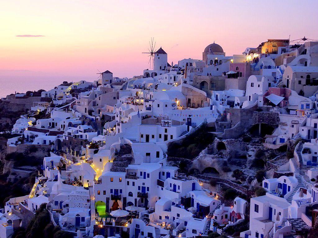 Greece, A view on Oia, Santorini. Buy this photo on Getty