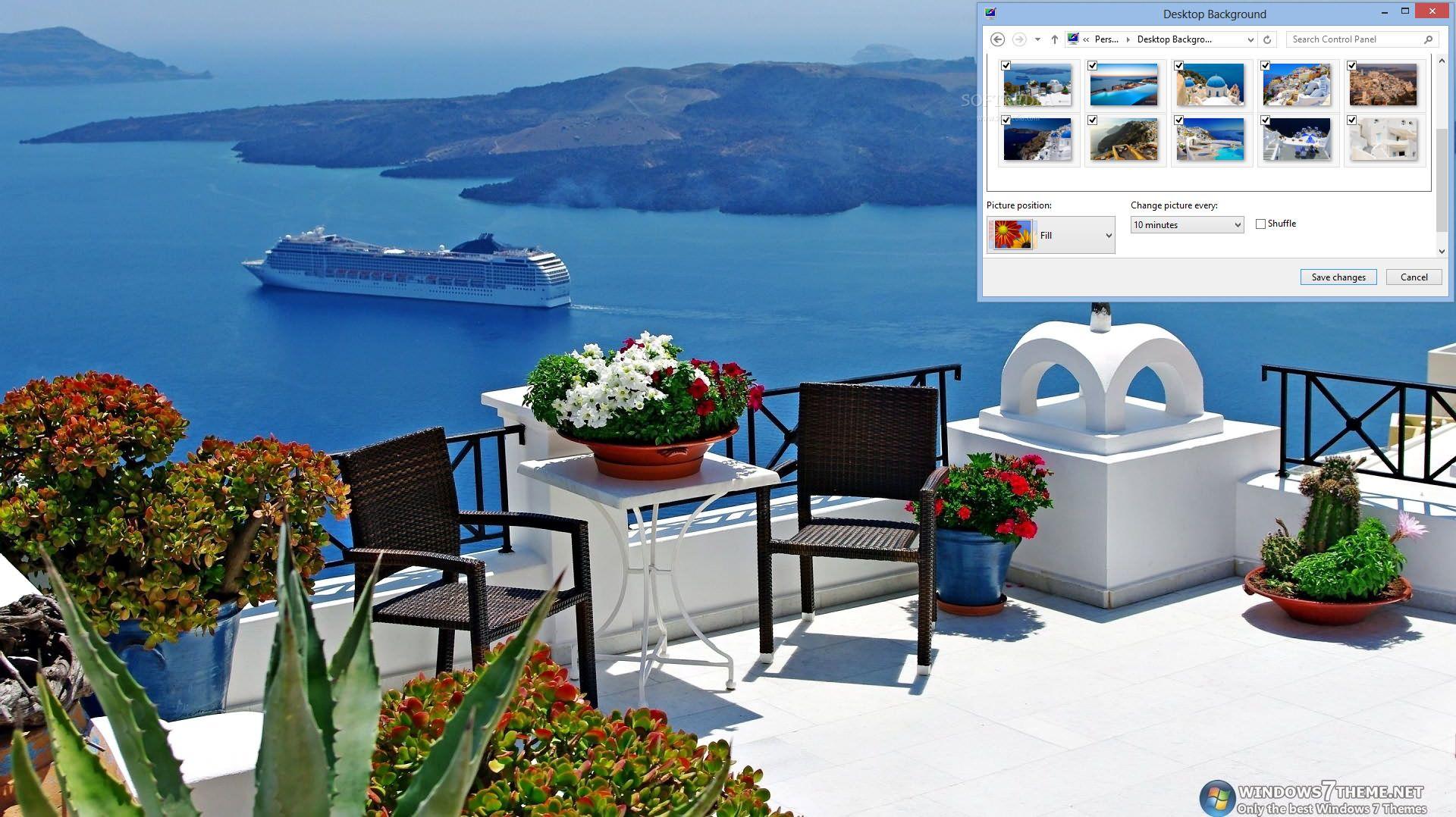 Download Santorini Greece Windows 7 Theme 1.00