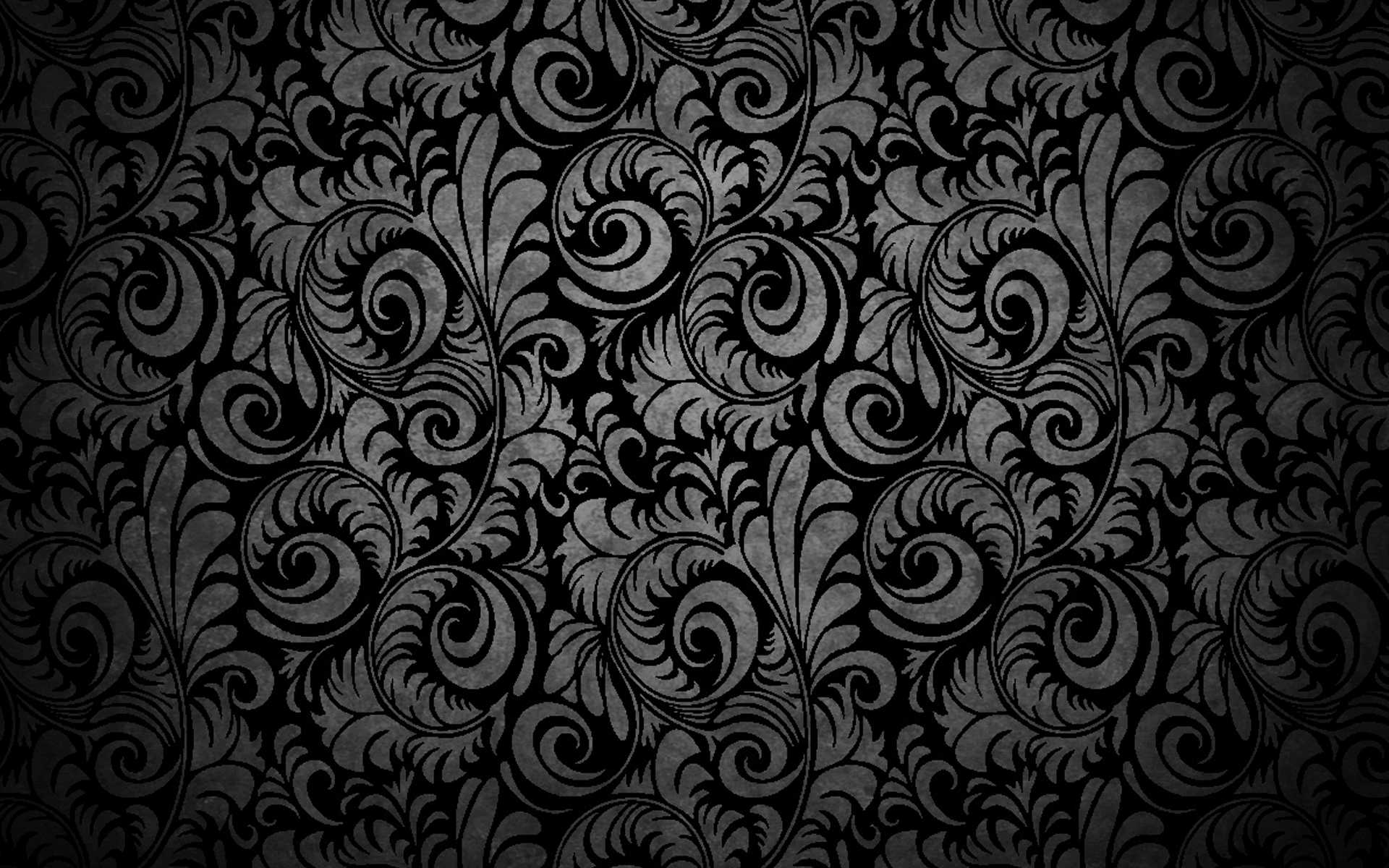 black wallpaper design