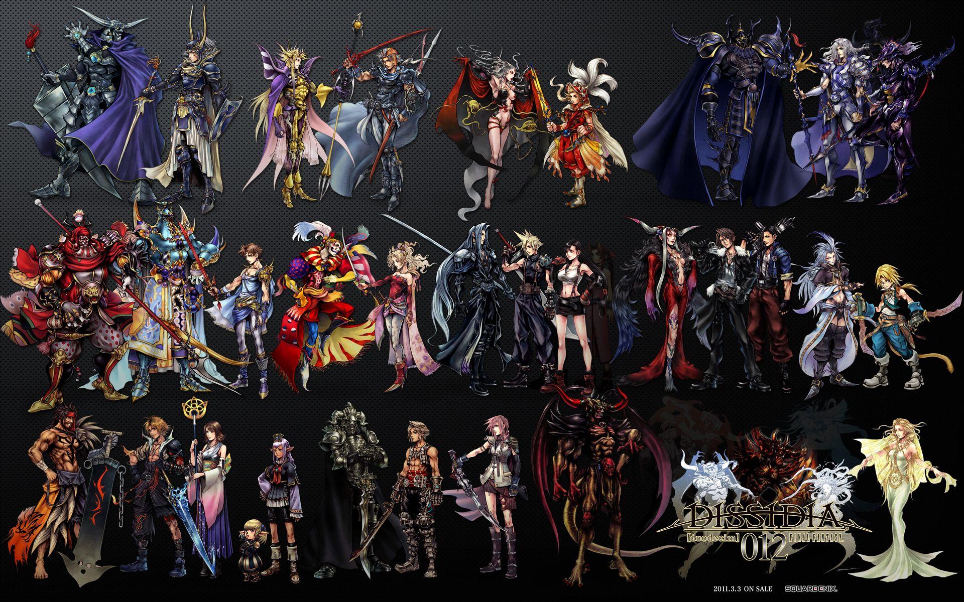 Dissidia 012: Final Fantasy HD Wallpaper 7 X 1200