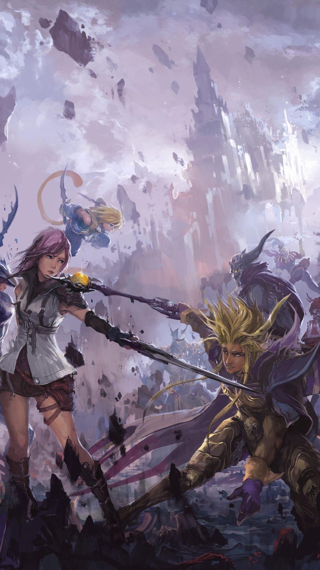 Video Game Dissidia 012: Final Fantasy (1080x1920)
