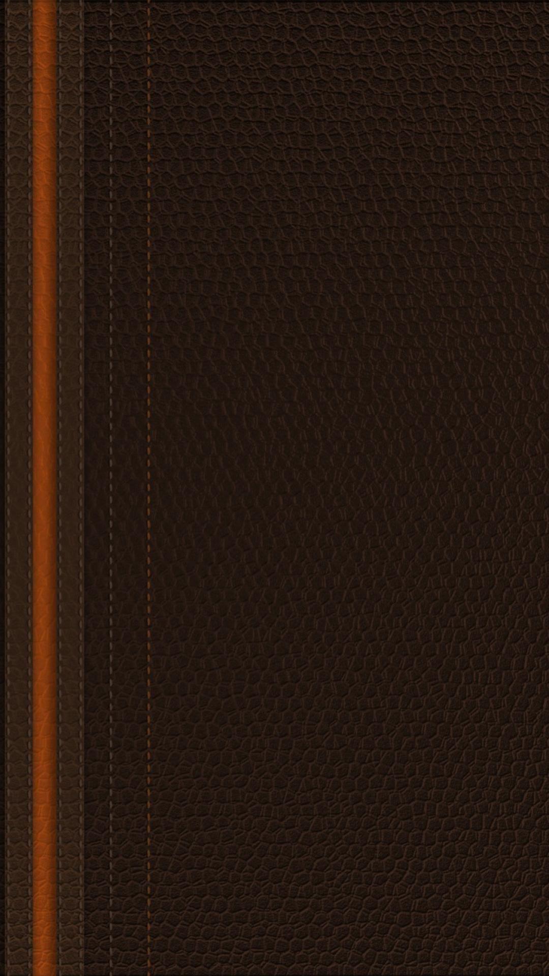 Leather brown wallpaper