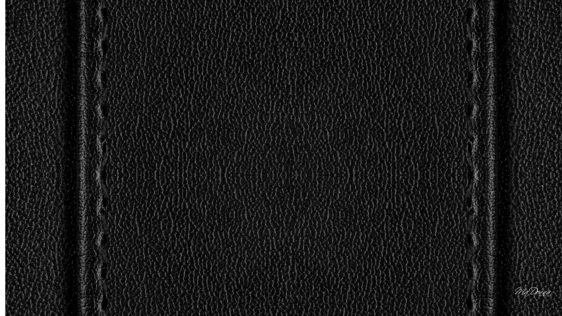 Black Stitched Leather wallpaper