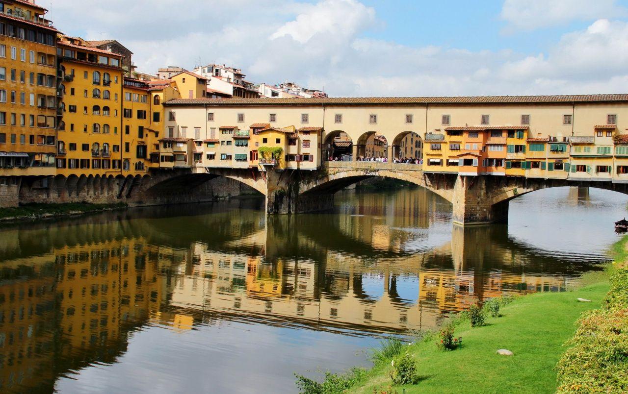 Italy Bridges Toscana Firenze wallpaper. Italy Bridges Toscana