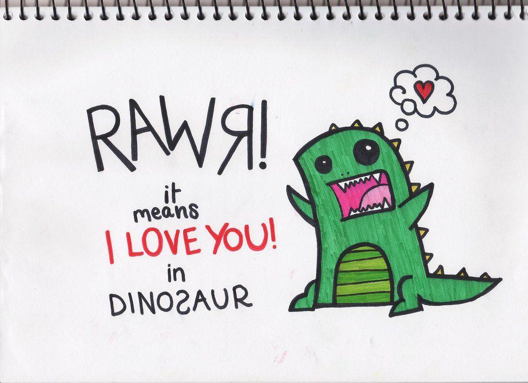 Collection of Cute Dinosaur Rawr Drawing. High quality, free