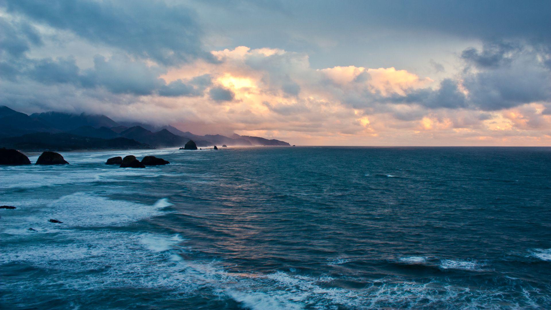 Ocean Sunset Wallpaper