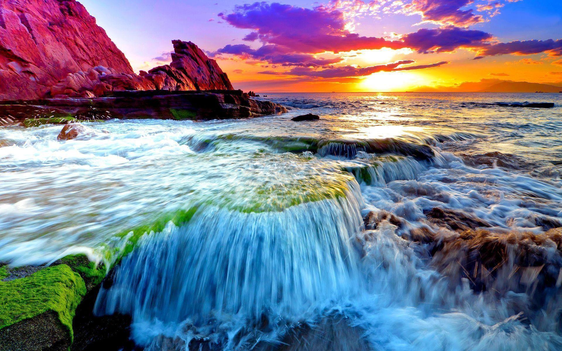 Ocean Sunset Wallpaper
