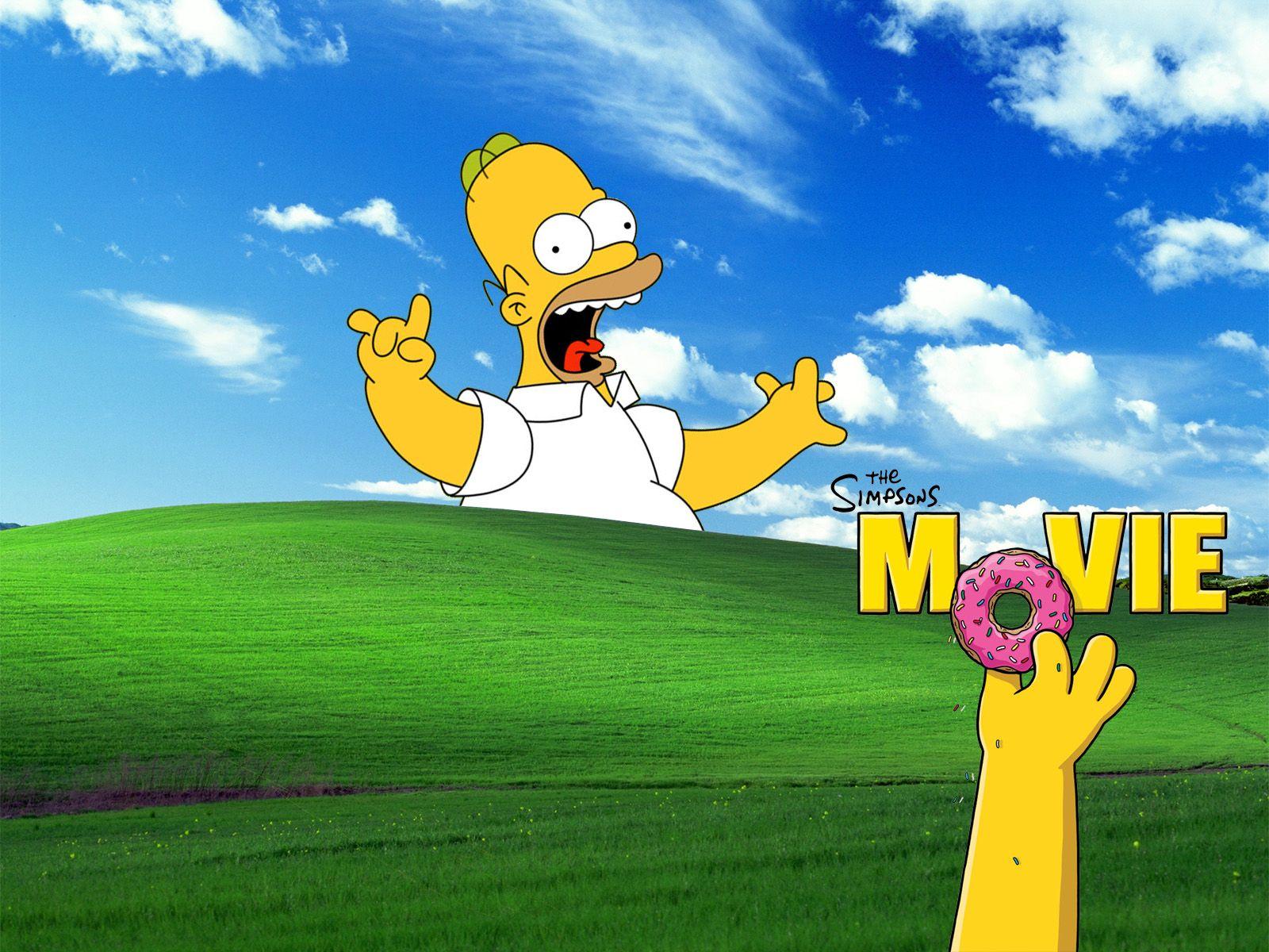 Download wallpaper: Windows Simpsons, wallpaper, wallpaper
