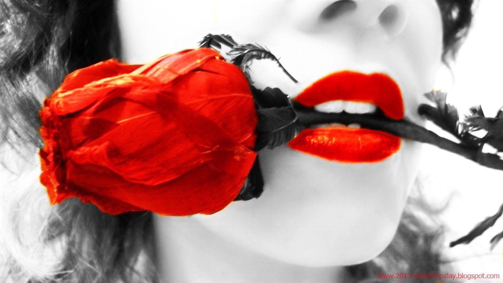 Hot Kiss and Lip HD wallpaper for Valentines day 2013. Online