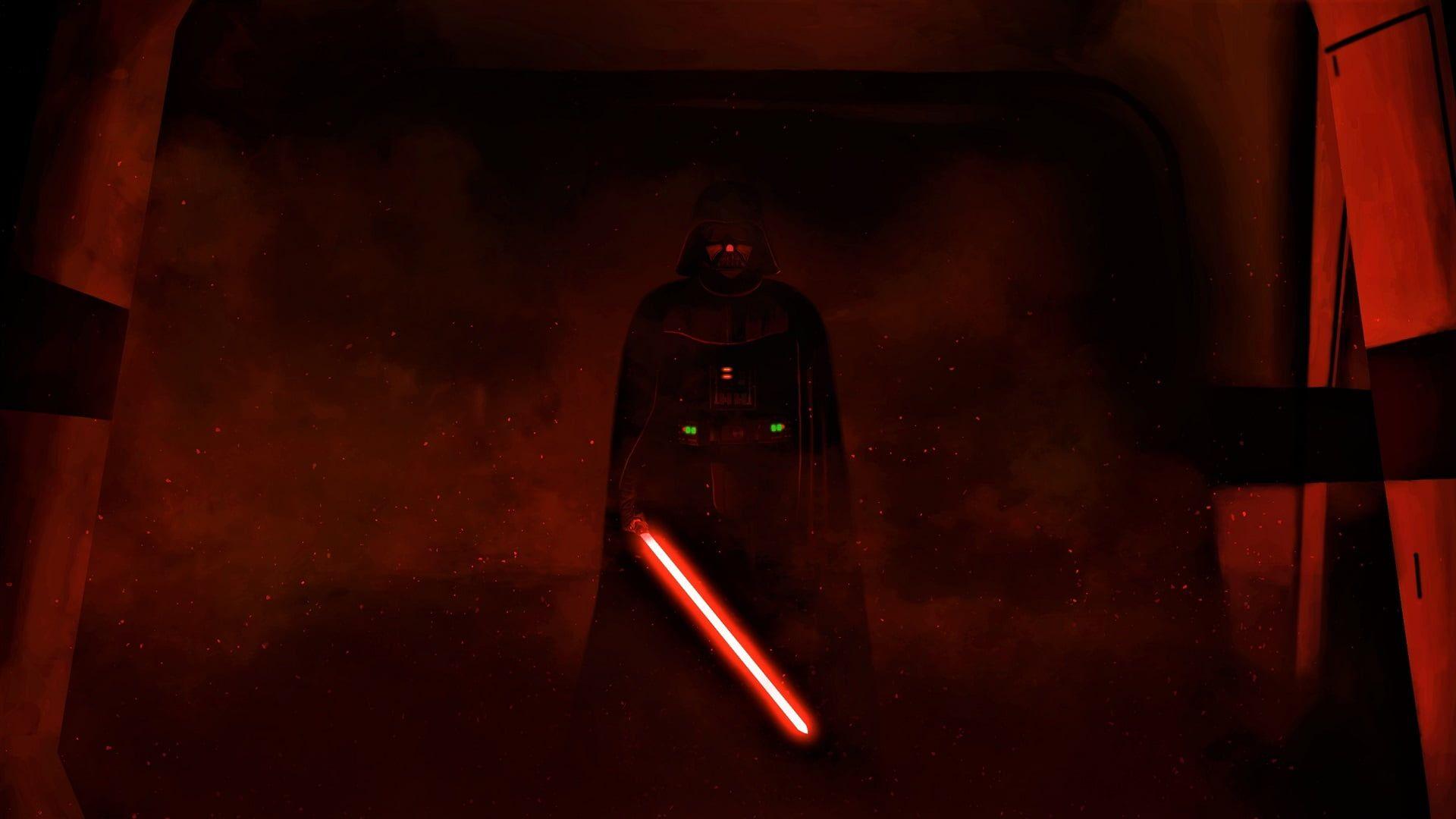 Star Wars character holding red lightsaber HD wallpaper. Wallpaper