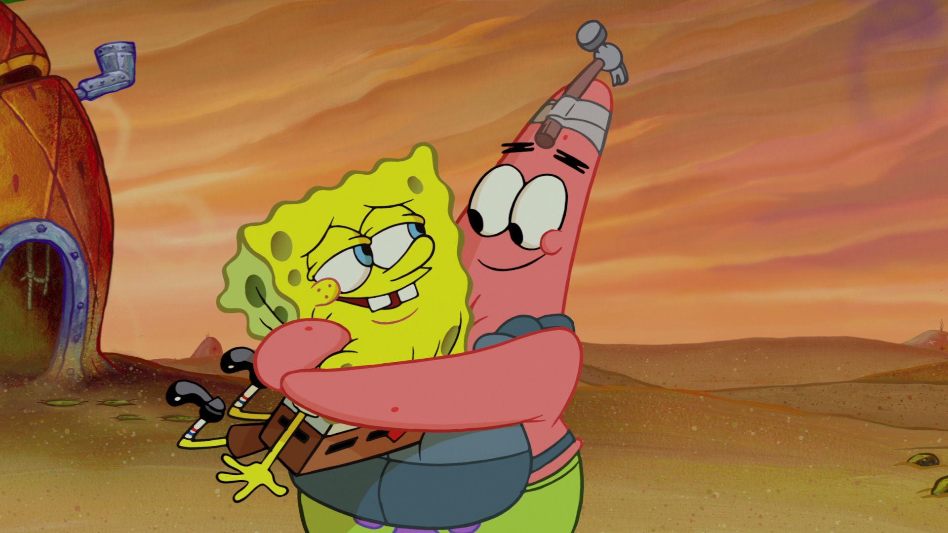 Strong Picture Of Patrick And Spongebob Image Hugs Jpg The Parody