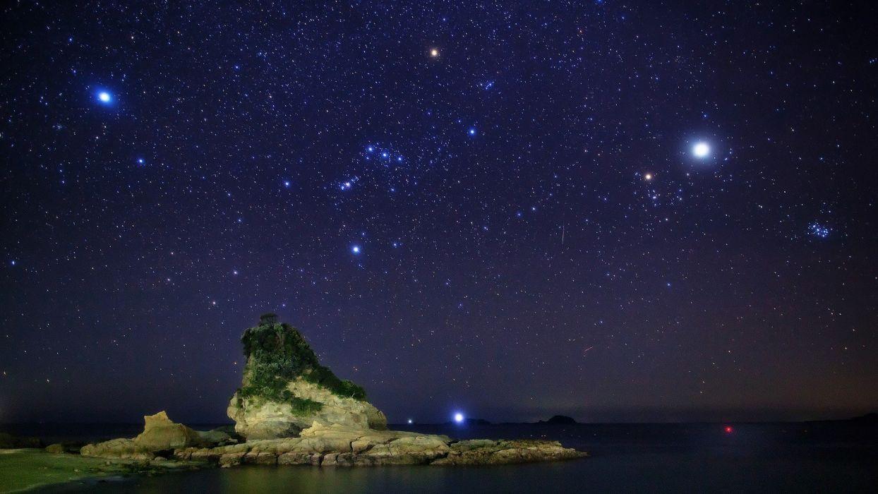 Stars night sky wallpaperx1080