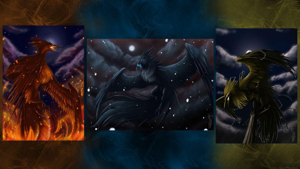 Pokemon Zapdos Articuno Moltres wallpaperx1080