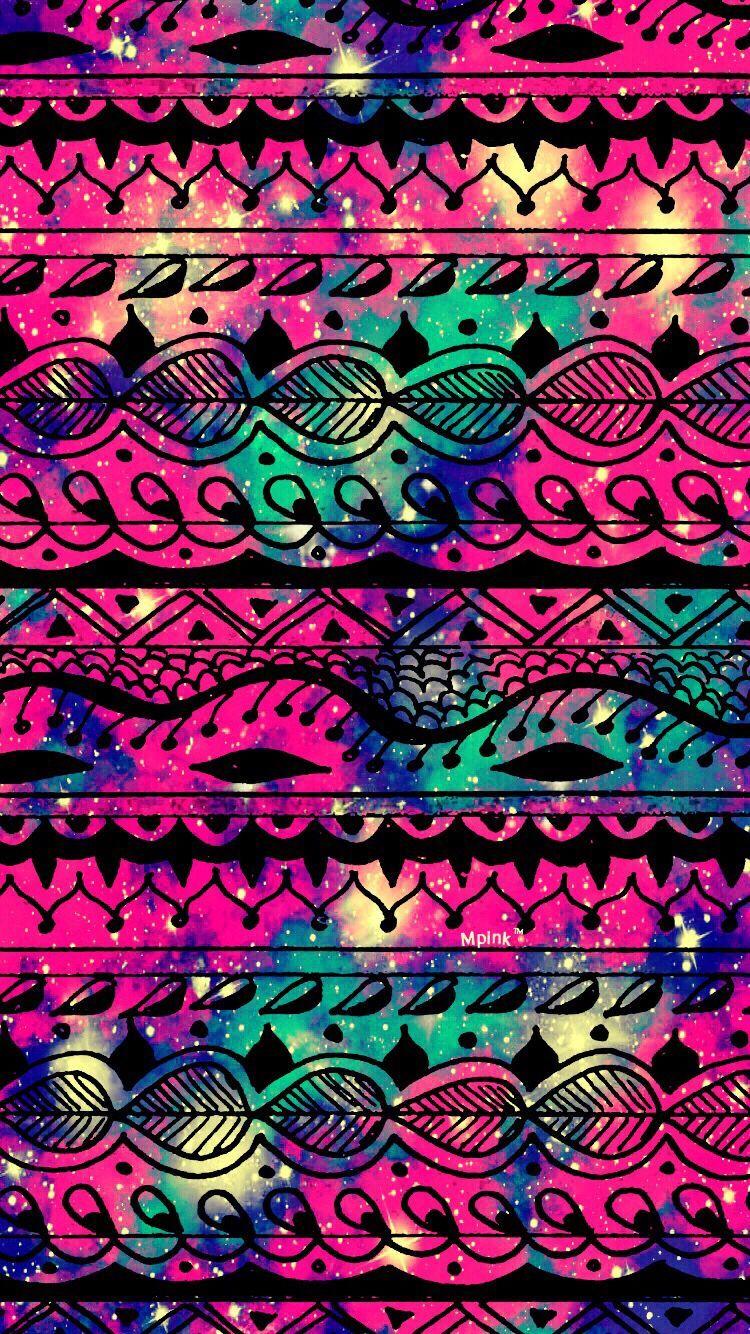 Aztec Pattern IPhone Android Wallpaper. My Wallpaper Creations