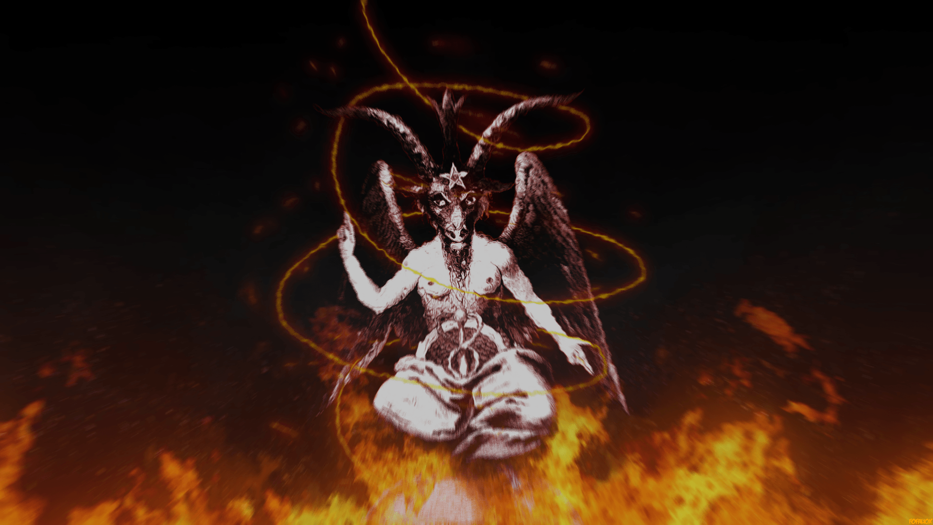 image of Baphomet Wallpaper - #SpaceHero