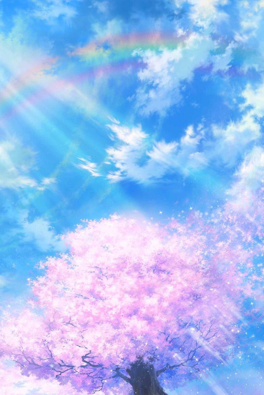 Anime scenery. Wish my life Good be so colourful like this