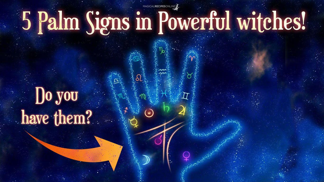 Palm Signs when you're born a Witch Recipes Online