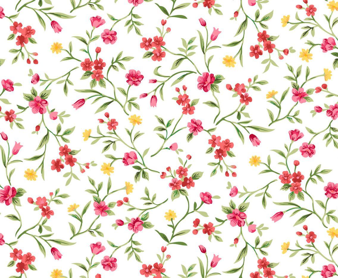 Watercolor Floral Seamless Background Vector Art & Graphics