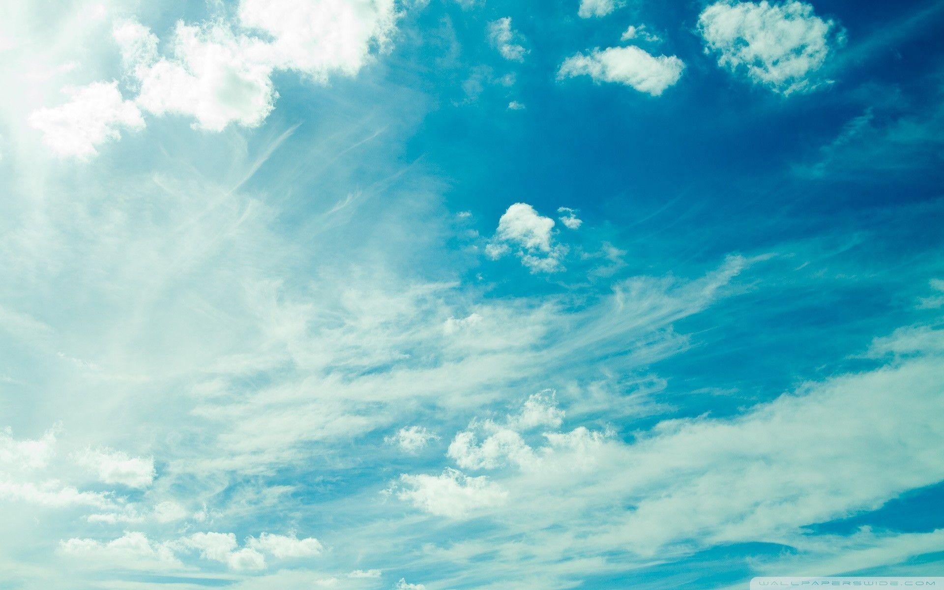 Beautiful Light Blue Sky 4K HD Desktop Wallpaper For Ultra Stunning