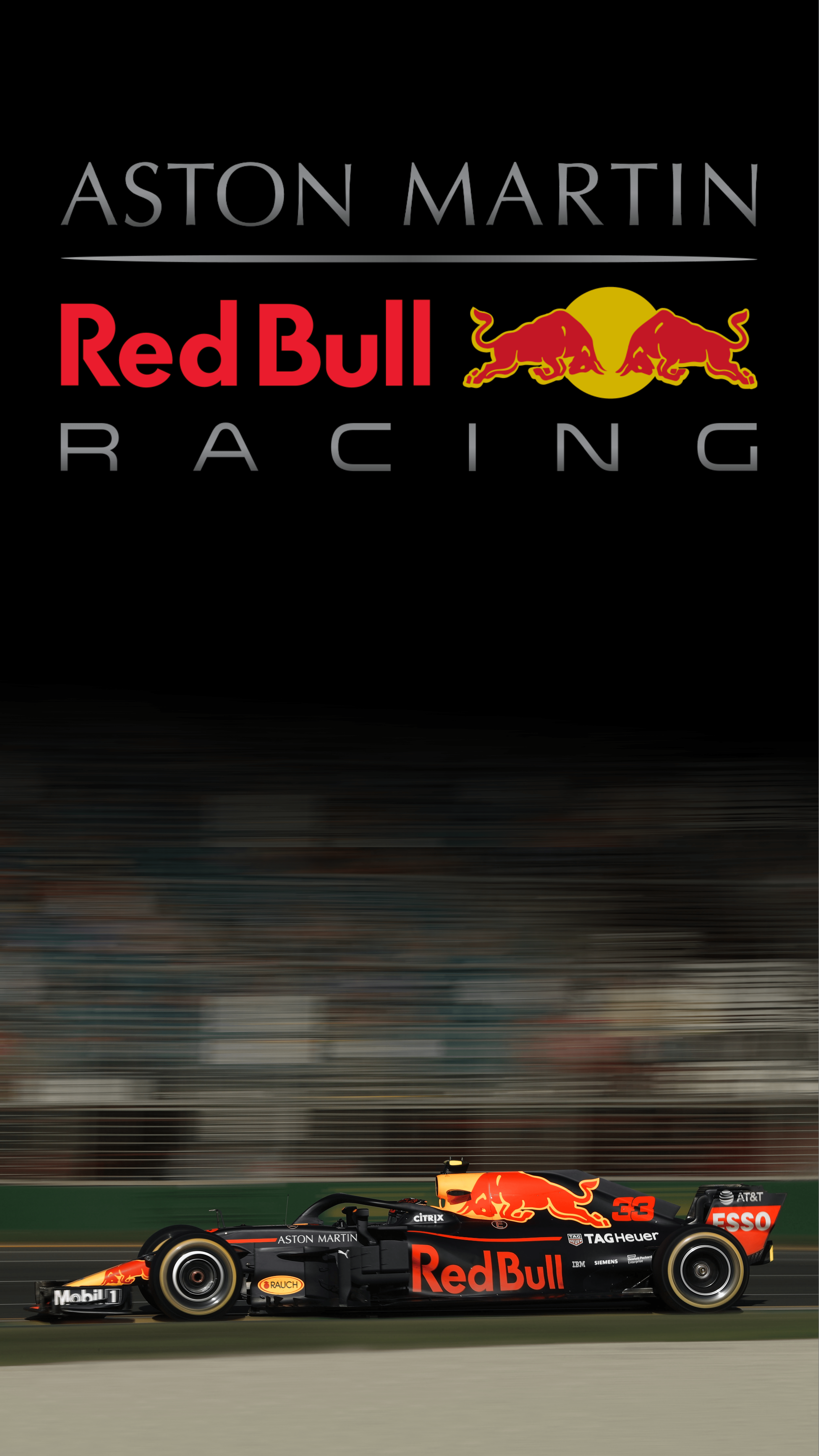 Red Bull Racing Verstappen [Mobile Wallpaper]