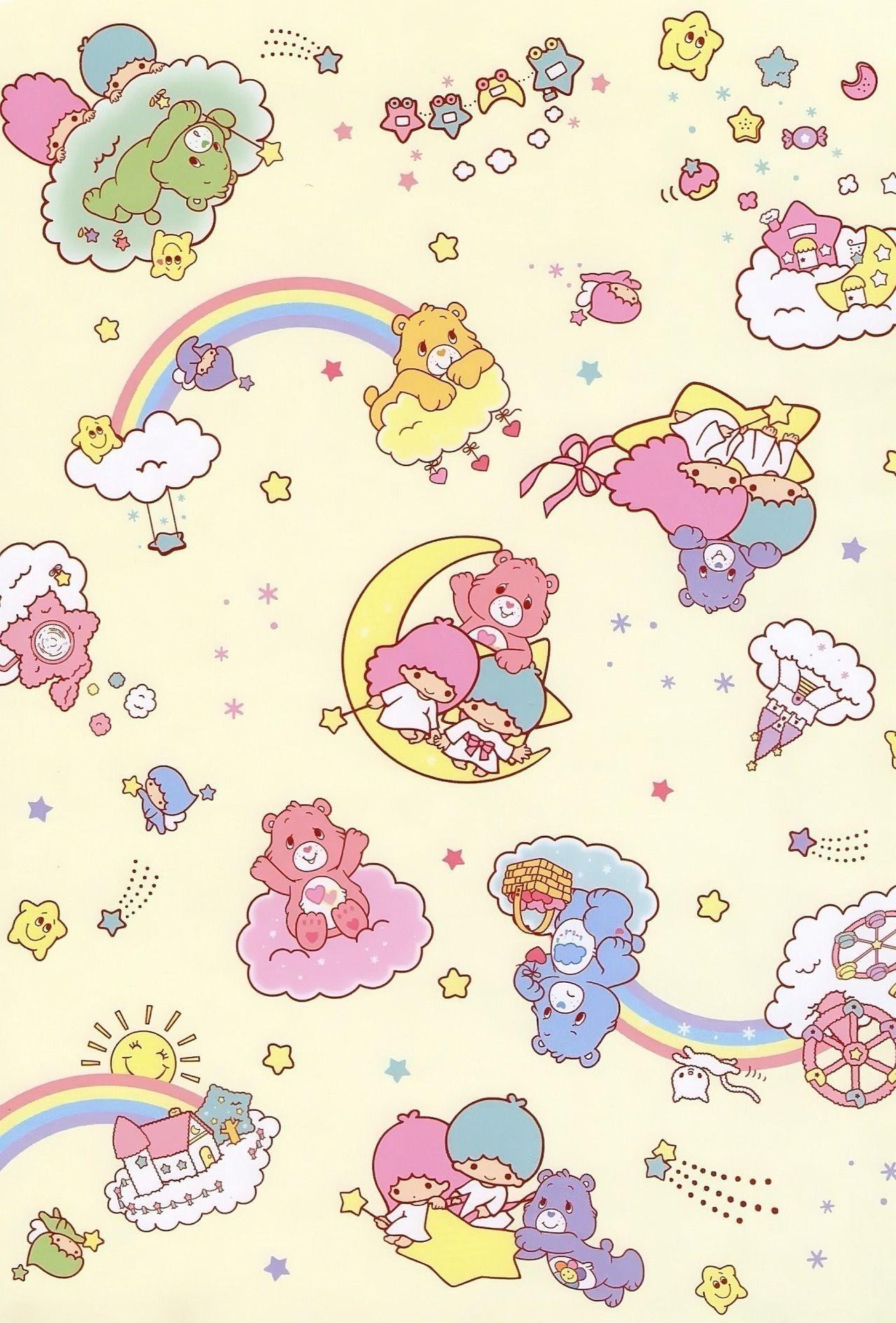 Thank you for this GIANT image! Little Twin Stars & Care Bears