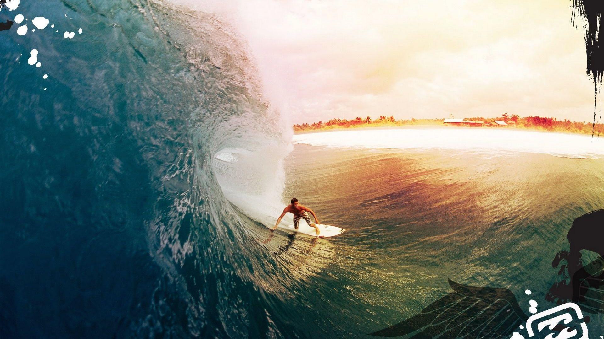 Surfing Wave Free Background Desktop Image wallpaper. sports
