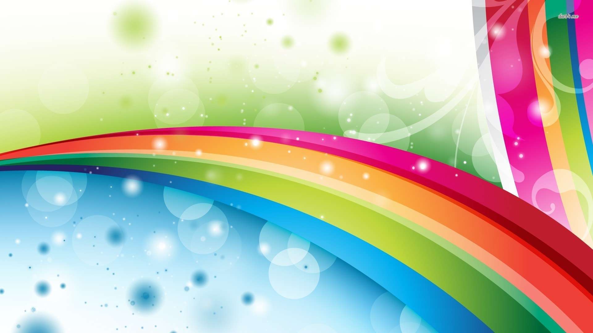 Rainbows Abstract Wallpaper Download Yoyo