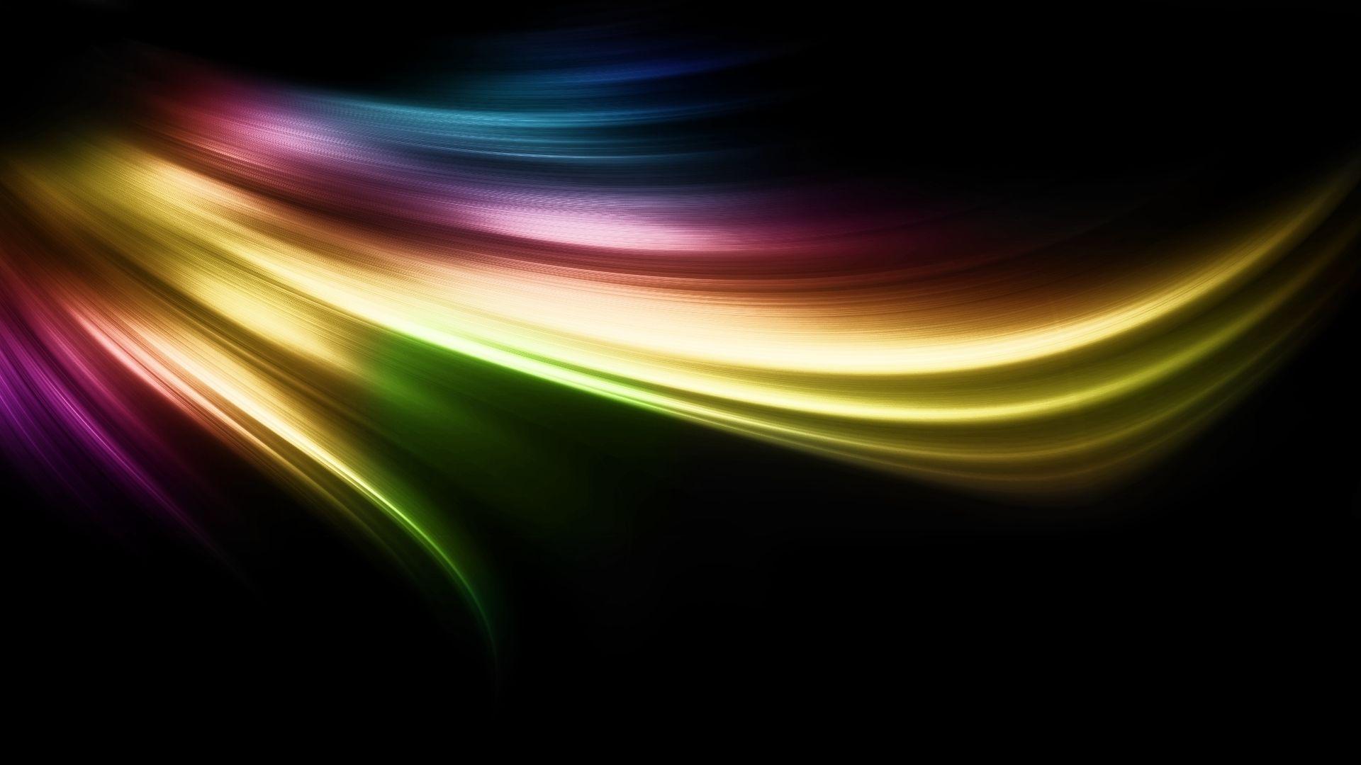 Rainbow Colorful Abstract. Download HD Wallpaper