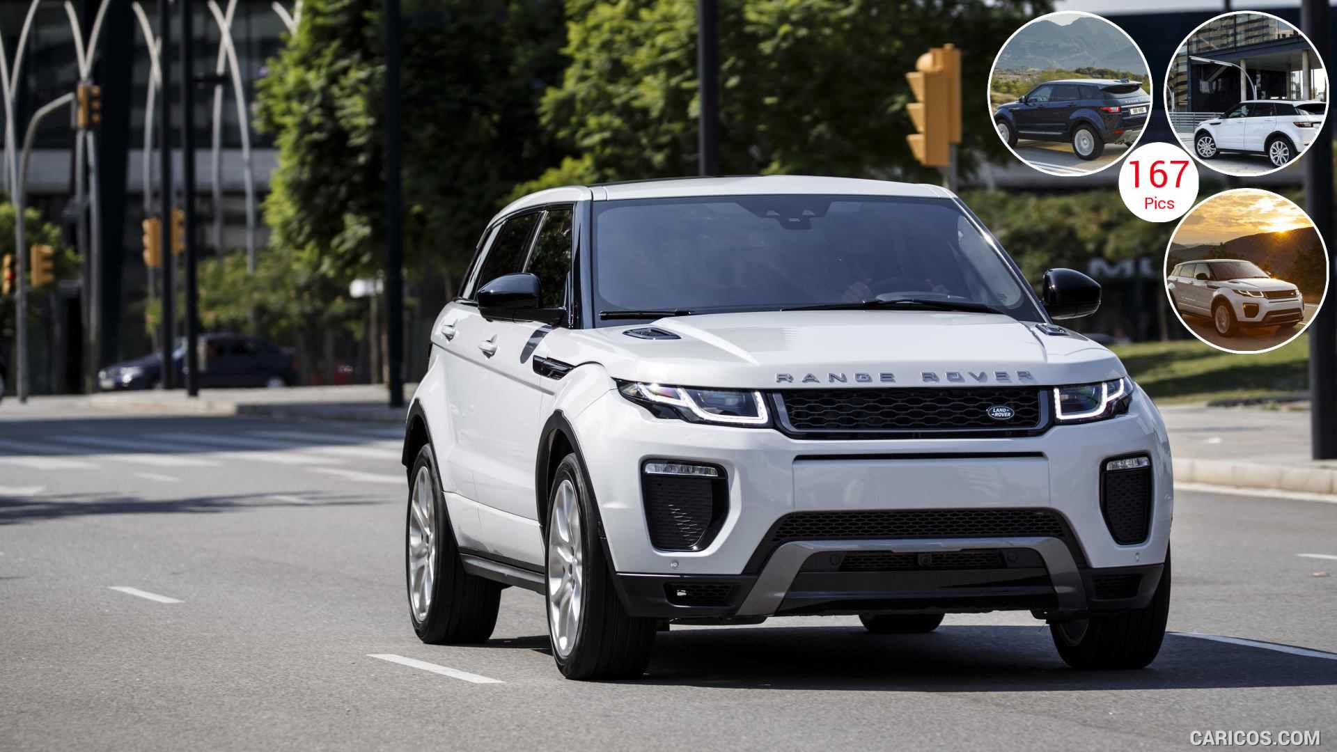 Range Rover Evoque TD4 4WD in Yulong White. HD