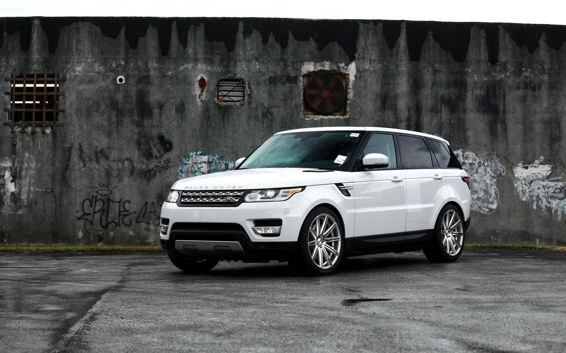 Gorgeous White Range Rover Sport. Android wallpaper for free