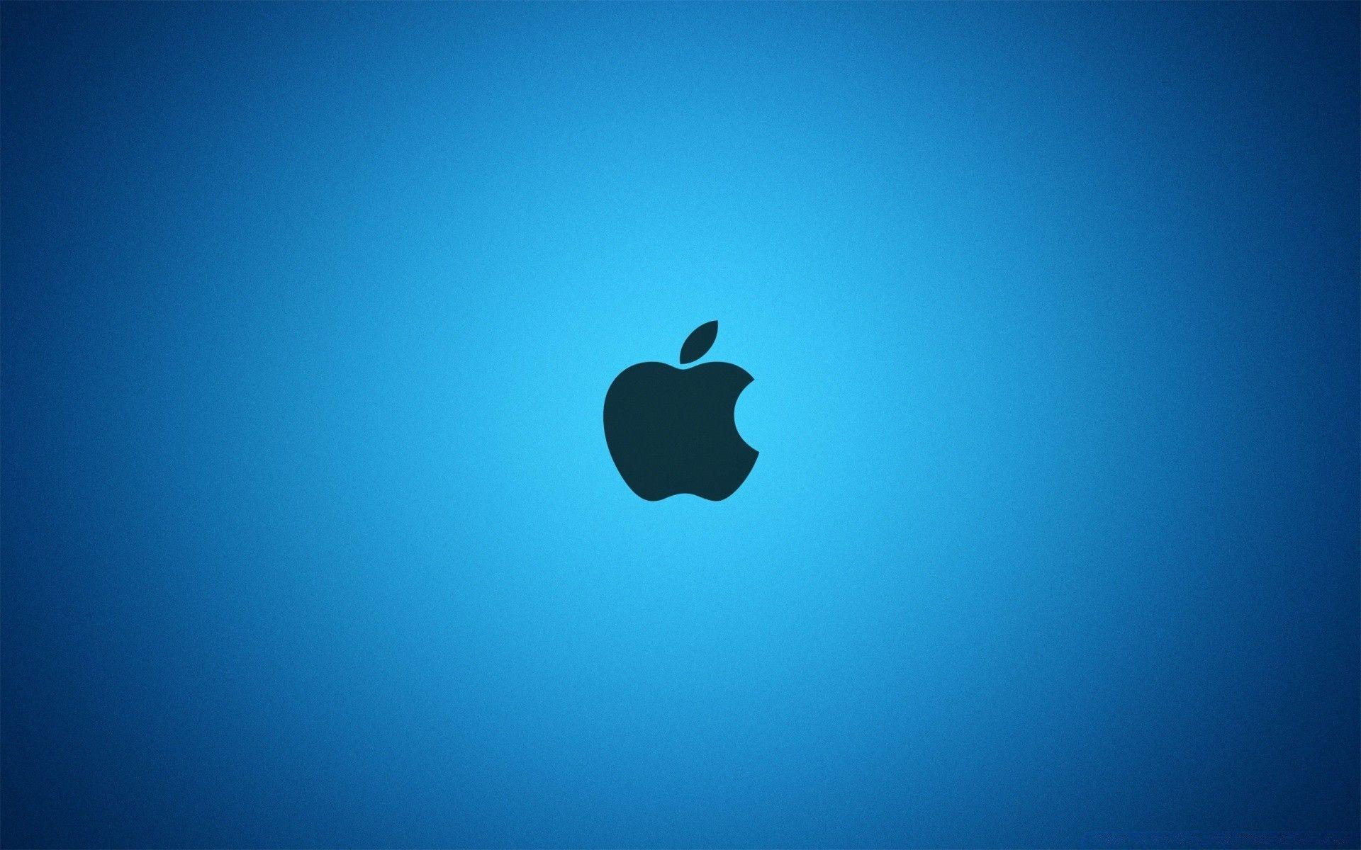 Apple Blue Logo. Android wallpaper for free