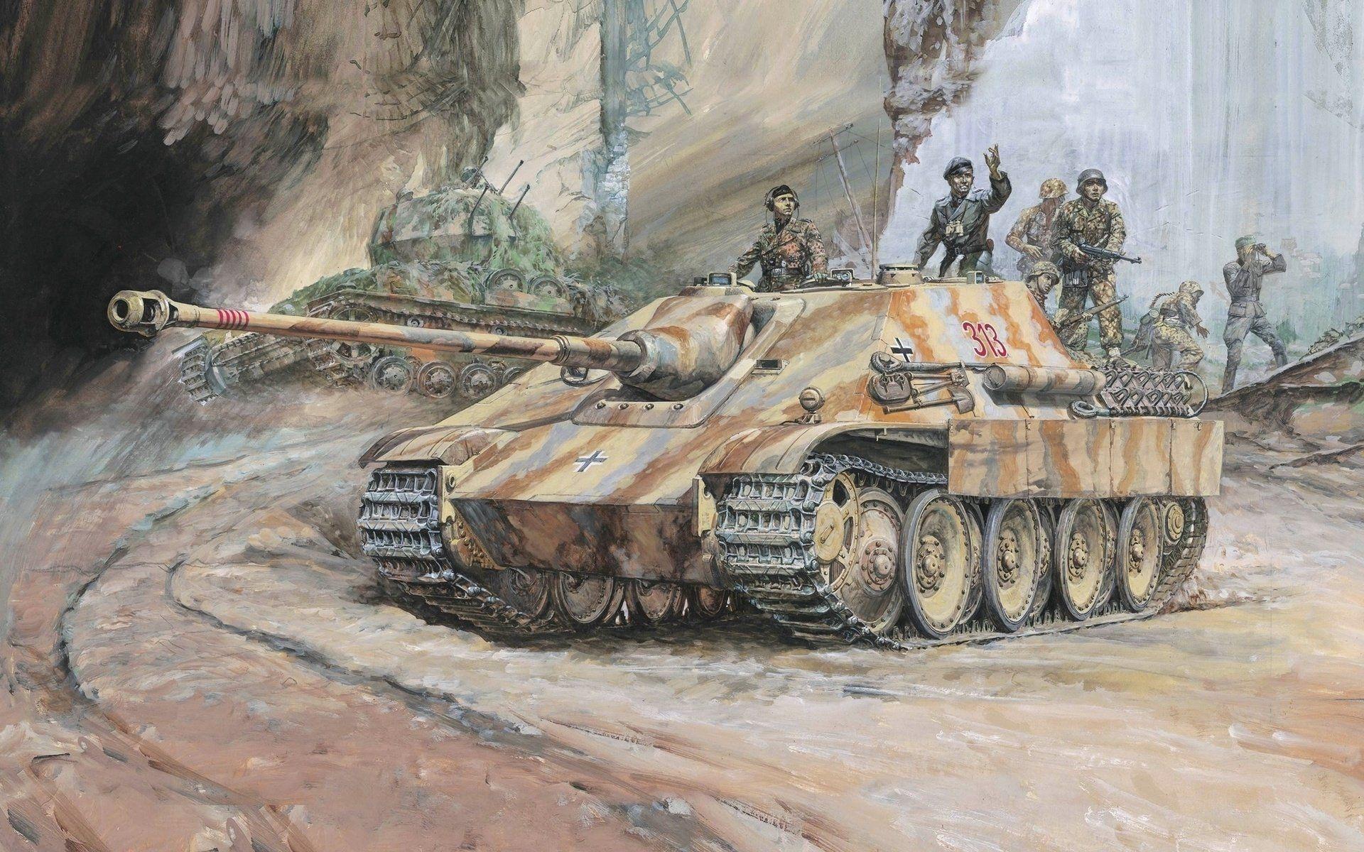 German Jagdpanther Full HD Wallpaper