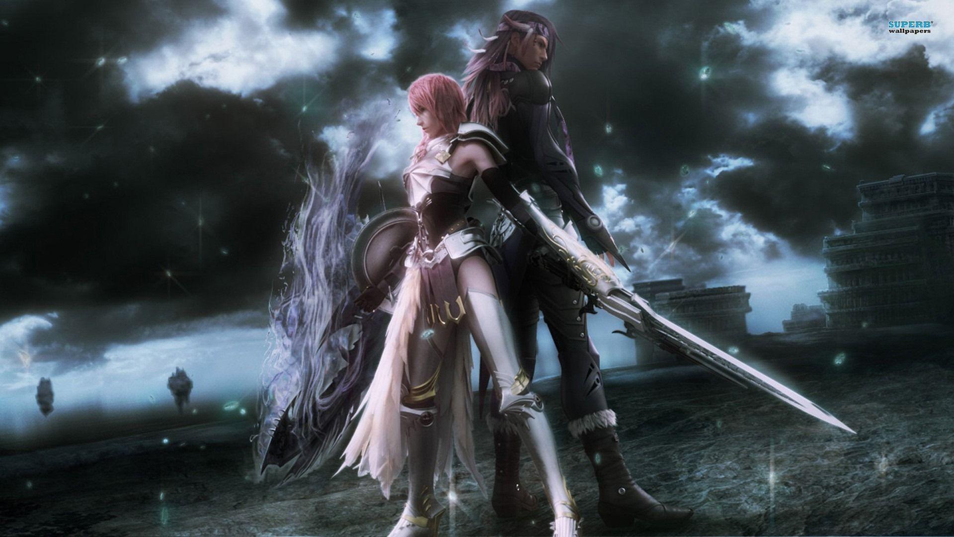 Lightning And Caius Fantasy XIII 2 390997