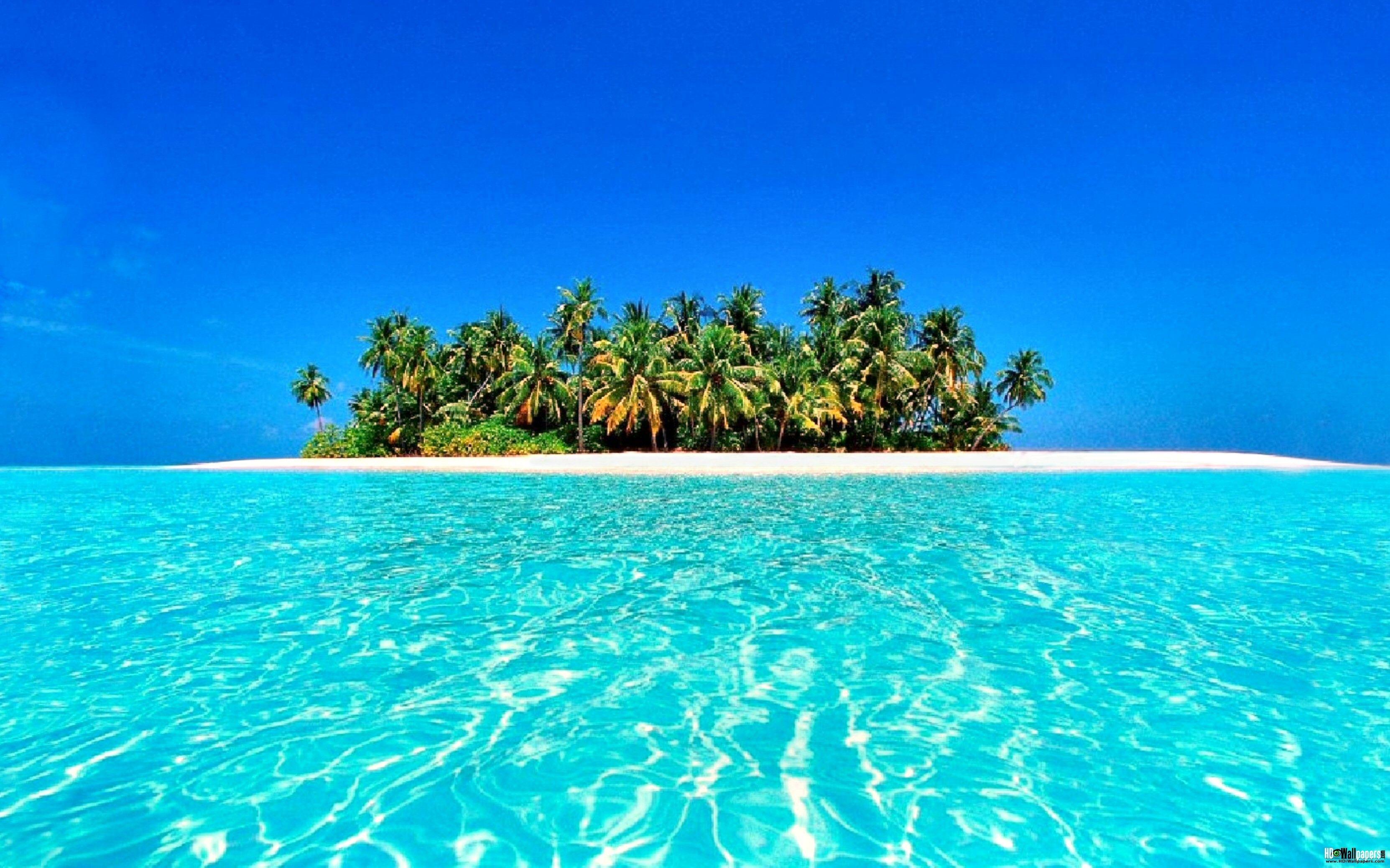 Tropical Island Desktop Background