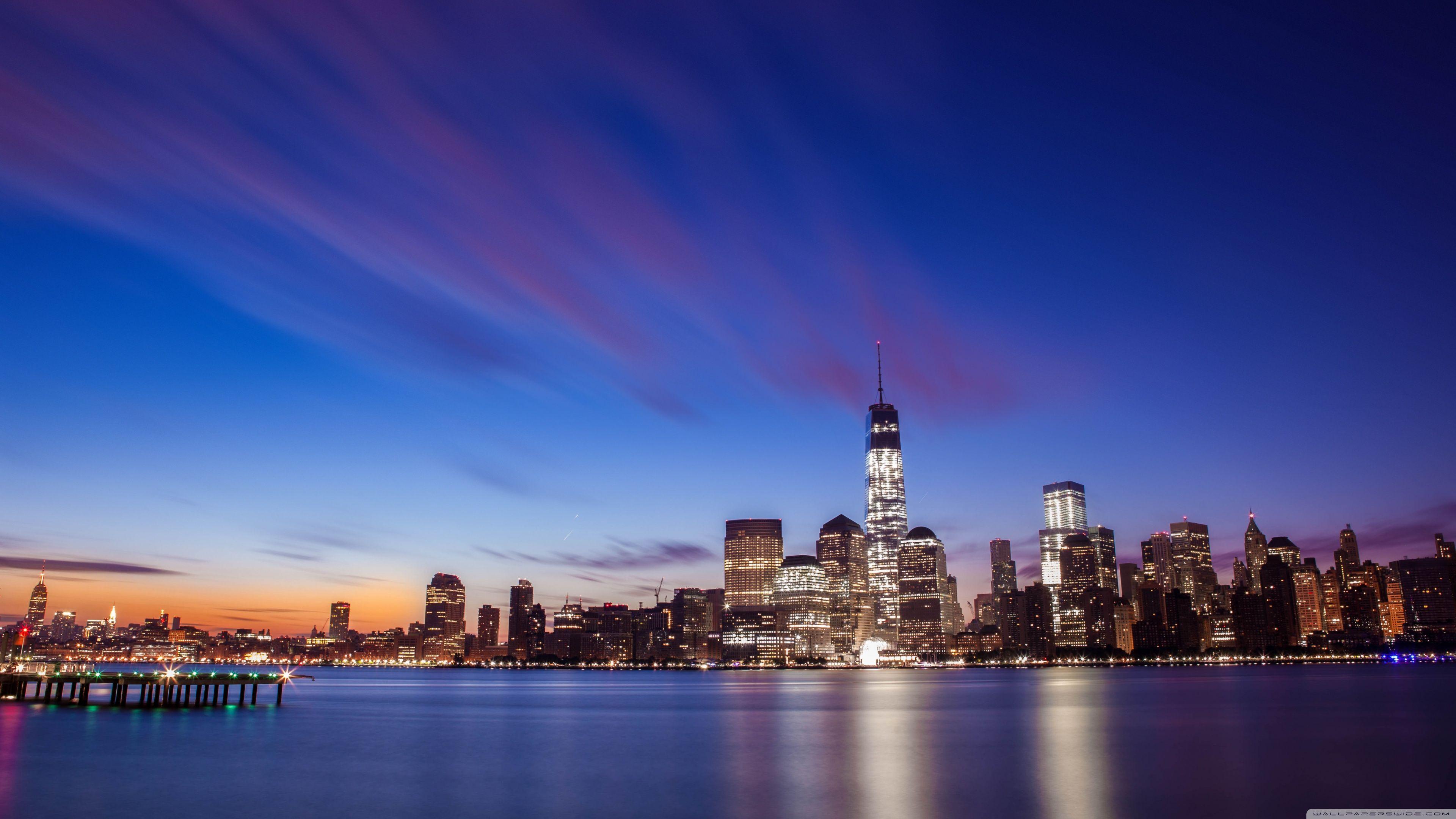 New York City Skyline ❤ 4K HD Desktop Wallpaper for 4K Ultra HD TV