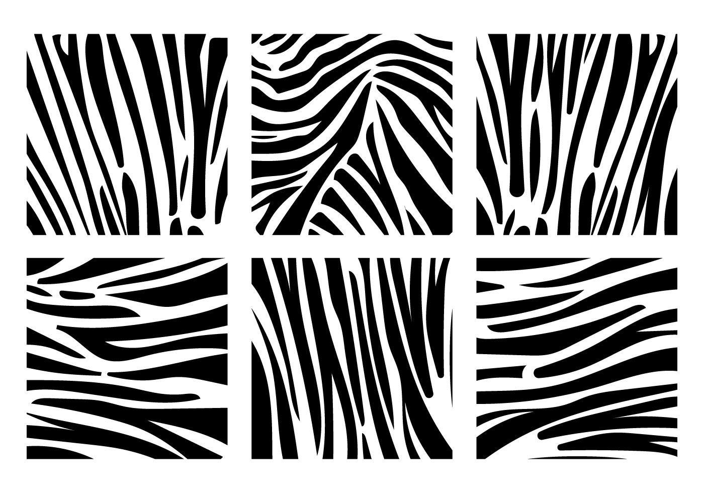 Zebra print background vectors Free Vector Art, Stock