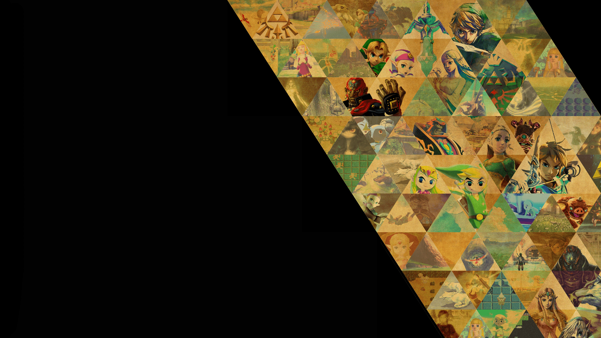Managed to extract the triangle collage backgrounds wallpapers from.
