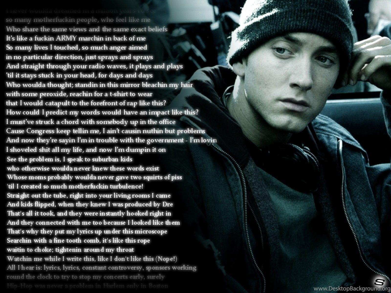 EMINEM SLIM SHADY Hip hop Hip Hop Rap W Wallpaper Desktop Background