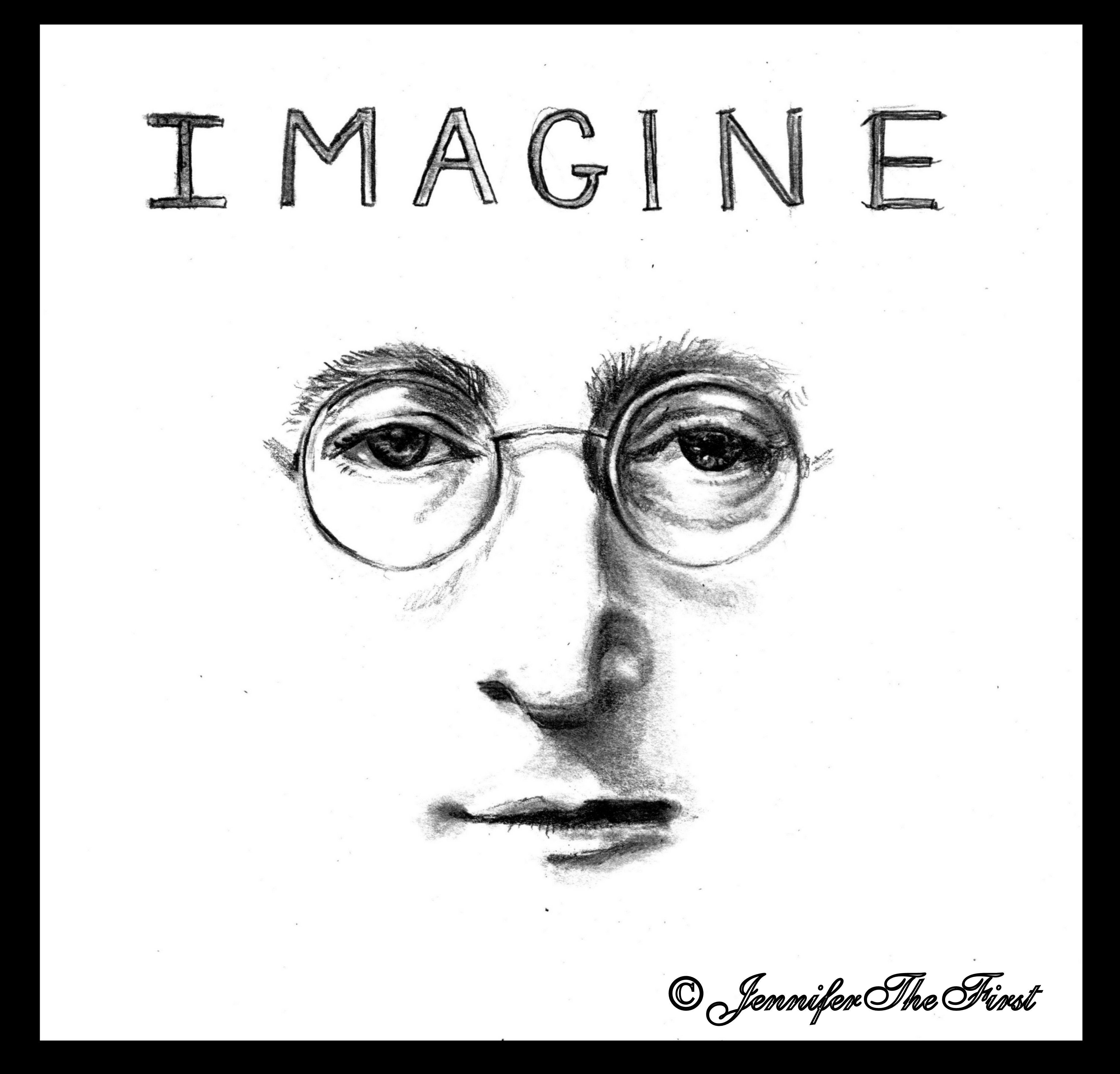 John Lennon Drawing wallpaper 105056